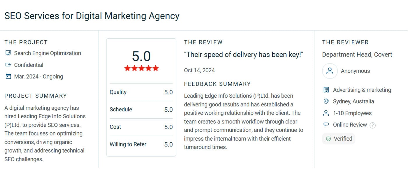 SEO Services for Digital Marketing Agency